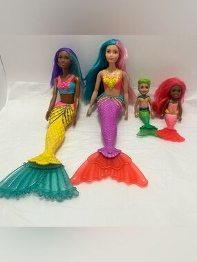 Barbie Dreamtopia mermaid doll bundle - 4 dolls -*UPDATED POSTING!*